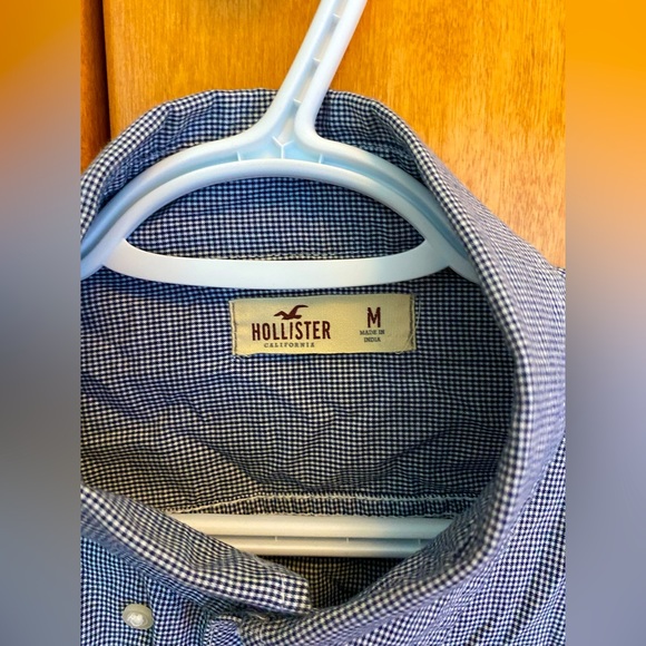 Hollister grey casual button up shirt - Picture 2 of 3